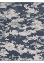 Nourison Textured Contemporary TEC01 BLUE / GREY Area Rugs